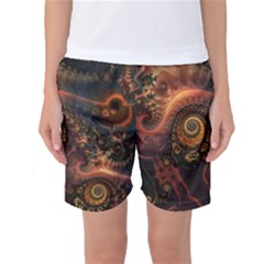 Paisley Abstract Fabric Pattern Floral Art Design Flower Women s Basketball Shorts by danenraven