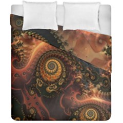 Paisley Abstract Fabric Pattern Floral Art Design Flower Duvet Cover Double Side (california King Size) by danenraven