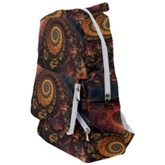 Paisley Abstract Fabric Pattern Floral Art Design Flower Travelers  Backpack by danenraven