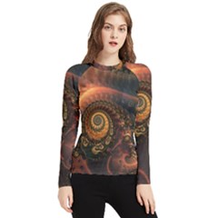 Paisley Abstract Fabric Pattern Floral Art Design Flower Women s Long Sleeve Rash Guard by danenraven