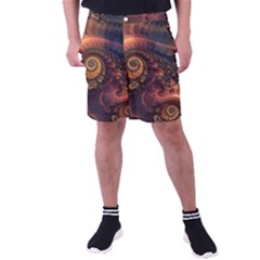 Paisley Abstract Fabric Pattern Floral Art Design Flower Men s Pocket Shorts by danenraven