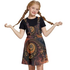 Paisley Abstract Fabric Pattern Floral Art Design Flower Kids  Apron Dress by danenraven