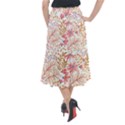 Flowers Pattern Seamless Floral Floral Pattern Midi Mermaid Skirt View2