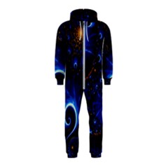 Abstract Design Art Pattern Wallpaper Shape Decoration Hooded Jumpsuit (kids)