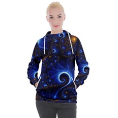 Abstract Design Art Pattern Wallpaper Shape Decoration Women s Hooded Pullover