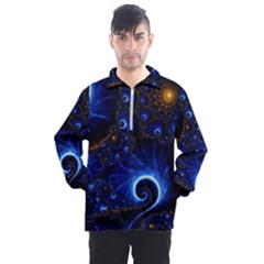 Abstract Design Art Pattern Wallpaper Shape Decoration Men s Half Zip Pullover