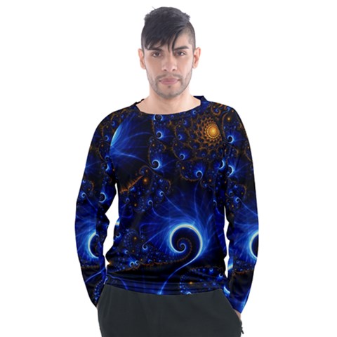 Abstract Design Art Pattern Wallpaper Shape Decoration Men s Long Sleeve Raglan Tee by danenraven