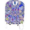 Blue Yellow Background Pattern Vector Texture Paisley Full Print Backpack View2