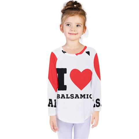 I Love Baci Kids  Long Sleeve Tee by ilovewhateva