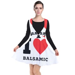 I Love Baci Plunge Pinafore Dress by ilovewhateva