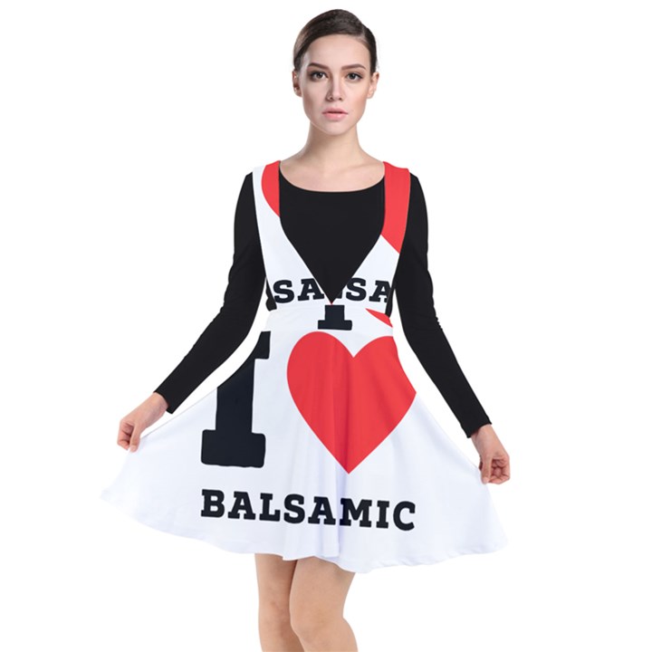 I love baci Plunge Pinafore Dress