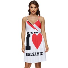 I Love Baci V-neck Pocket Summer Dress  by ilovewhateva