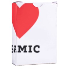 I Love Baci Playing Cards Single Design (rectangle) With Custom Box by ilovewhateva