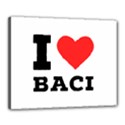 I love baci  Canvas 20  x 16  (Stretched) View1