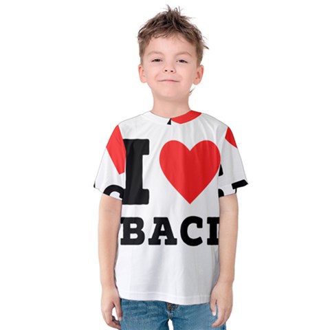 I Love Baci  Kids  Cotton Tee by ilovewhateva