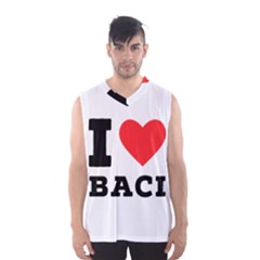 I Love Baci  Men s Basketball Tank Top by ilovewhateva