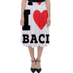 I Love Baci  Classic Midi Skirt by ilovewhateva