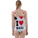 I love baci  Twist Front Tankini Set View2