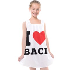 I Love Baci  Kids  Cross Back Dress by ilovewhateva