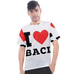 I Love Baci  Men s Sport Top by ilovewhateva