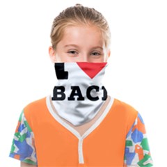 I Love Baci  Face Covering Bandana (kids) by ilovewhateva