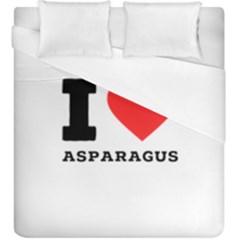 I Love Asparagus  Duvet Cover (king Size) by ilovewhateva