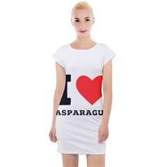 I Love Asparagus  Cap Sleeve Bodycon Dress by ilovewhateva