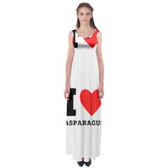 I Love Asparagus  Empire Waist Maxi Dress by ilovewhateva