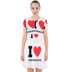 I Love Asparagus  Adorable In Chiffon Dress by ilovewhateva