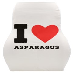 I Love Asparagus  Car Seat Back Cushion  by ilovewhateva