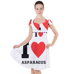 I Love Asparagus  Cap Sleeve Midi Dress by ilovewhateva