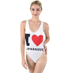 I Love Asparagus  High Leg Strappy Swimsuit by ilovewhateva