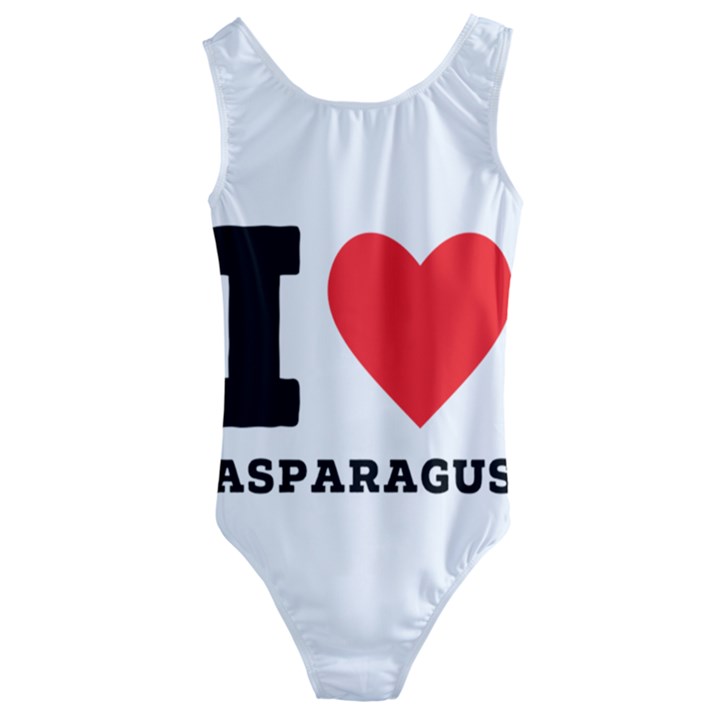 I love asparagus  Kids  Cut-Out Back One Piece Swimsuit