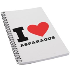 I Love Asparagus  5 5  X 8 5  Notebook by ilovewhateva