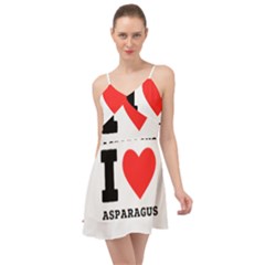 I Love Asparagus  Summer Time Chiffon Dress by ilovewhateva