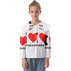 I Love Asparagus  Kids  Peter Pan Collar Blouse by ilovewhateva