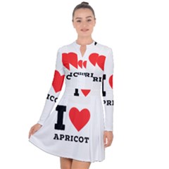 I Love Apricot  Long Sleeve Panel Dress by ilovewhateva