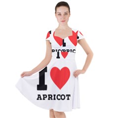 I Love Apricot  Cap Sleeve Midi Dress by ilovewhateva