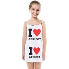 I Love Apricot  Kids  Summer Sun Dress by ilovewhateva