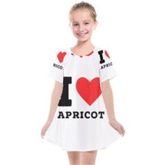 I Love Apricot  Kids  Smock Dress by ilovewhateva