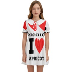 I Love Apricot  Kids  Sweet Collar Dress by ilovewhateva