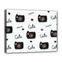 Cute Cameras Doodles Hand Drawn Canvas 14  x 11  (Stretched) View1