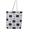 Cute Cameras Doodles Hand Drawn Full Print Rope Handle Tote (Large) View1