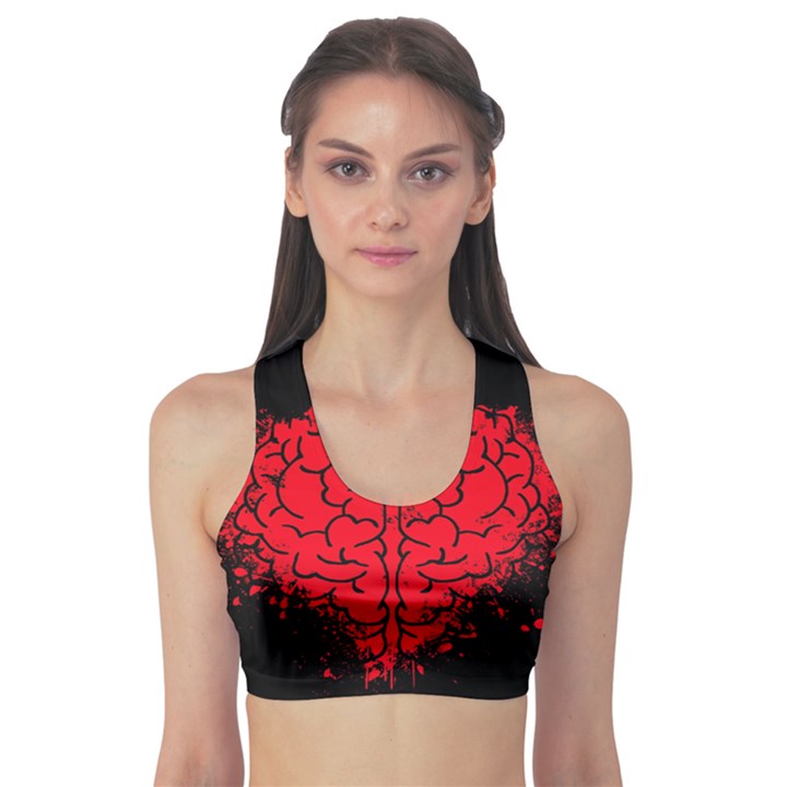 Heart Brain Mind Psychology Doubt Sports Bra