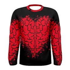 Heart Brain Mind Psychology Doubt Men s Long Sleeve Tee by Cowasu