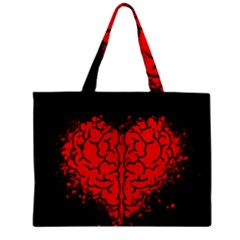 Heart Brain Mind Psychology Doubt Zipper Mini Tote Bag by Cowasu