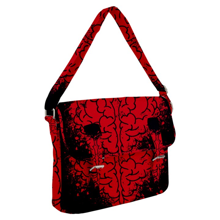 Heart Brain Mind Psychology Doubt Buckle Messenger Bag