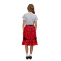 Heart Brain Mind Psychology Doubt Kids  Ruffle Flared Wrap Midi Skirt View4