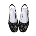 Snowflakes Background Pattern Women s Classic Slingback Heels View1