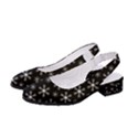 Snowflakes Background Pattern Women s Classic Slingback Heels View2